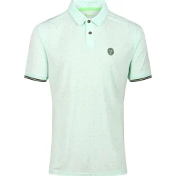 Best Stromberg OCEANTEE Repeat Print Golf Polo Shirt Men's Polo Shirts