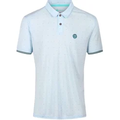 Best Stromberg OCEANTEE Repeat Print Golf Polo Shirt Men's Polo Shirts