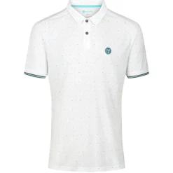 Best Stromberg OCEANTEE Repeat Print Golf Polo Shirt Men's Polo Shirts