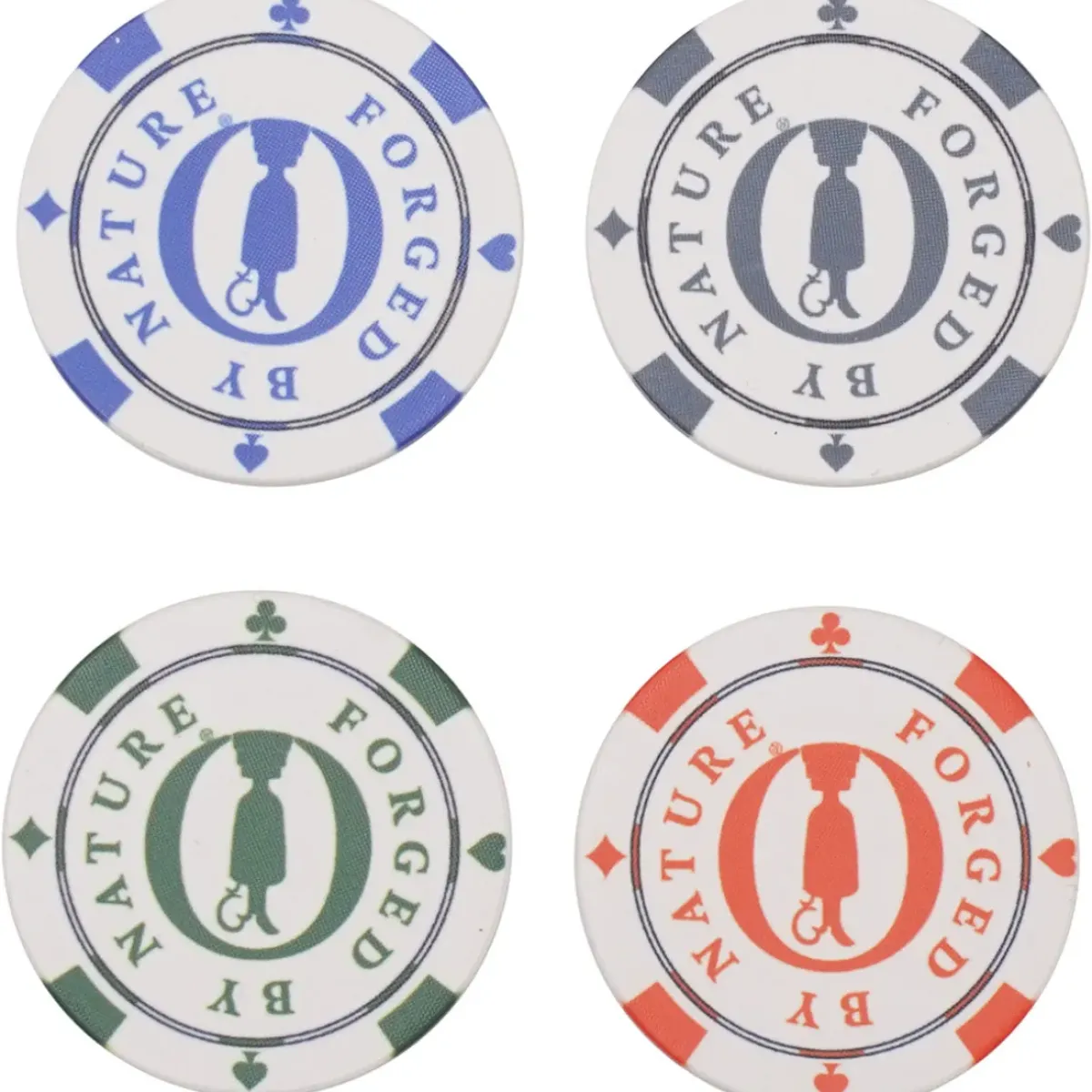 The Open Elements Golf Poker Chip Ball Markers Golf Ball Markers