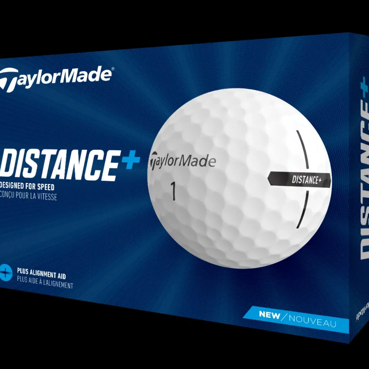 Hot Distance Plus 12 Golf Ball Pack Ladies Golf Balls