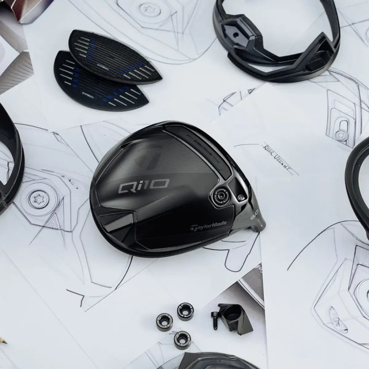 Hot Qi10 Designer Series Black Golf Driver Drivers