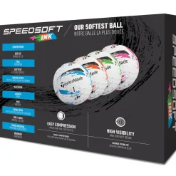 Hot SpeedSoft Ink 12 Golf Ball Pack Ladies Golf Balls|Season Ready Collection