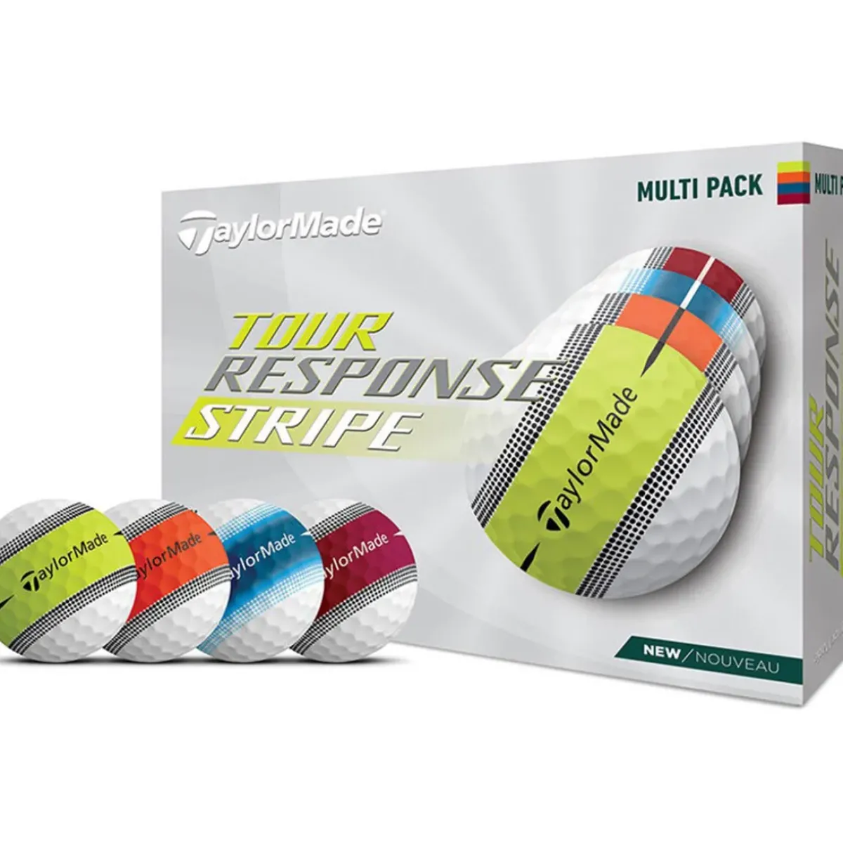 Clearance Tour Response Stripe 12 Golf Ball Pack Ladies Golf Balls