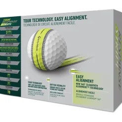 Online Tour Response Stripe 12 Golf Ball Pack Ladies Golf Balls