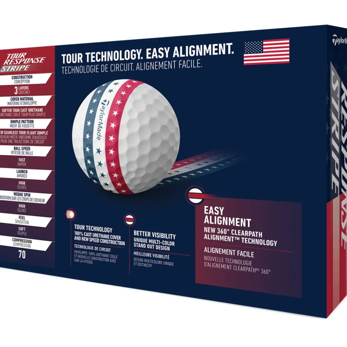 Sale Tour Response Stripe 12 Golf Ball Pack Ladies Golf Balls