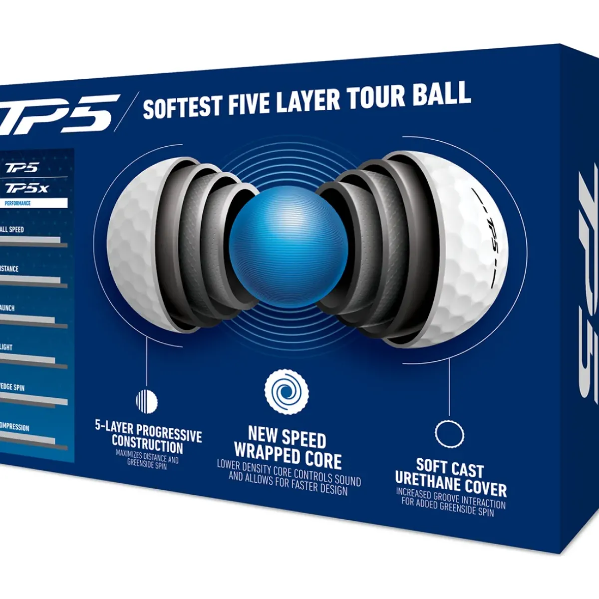 Sale TP5 12 Golf Ball Pack Ladies Golf Balls