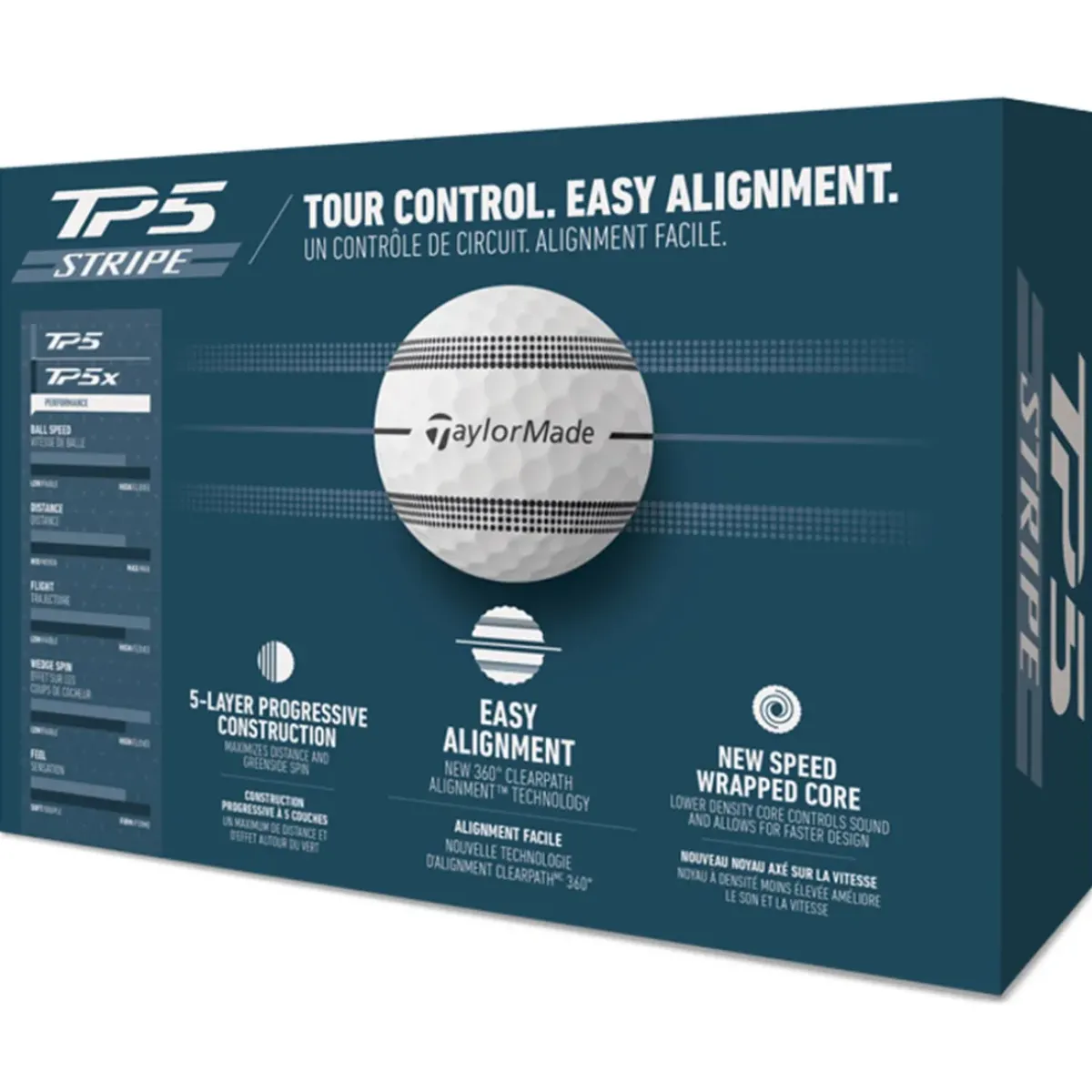 Discount TP5 Stripe 12 Golf Ball Pack Ladies Golf Balls