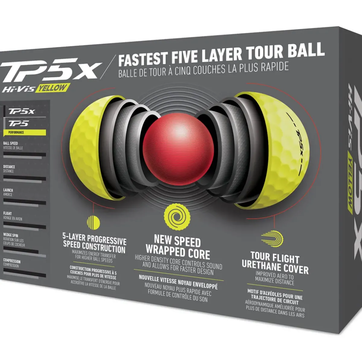 TP5 X 12 Golf Ball Pack Ladies Golf Balls