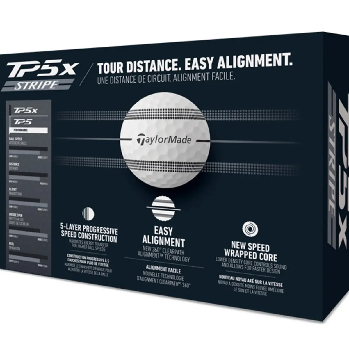 Discount TP5 X Stripe 12 Golf Ball Pack Ladies Golf Balls