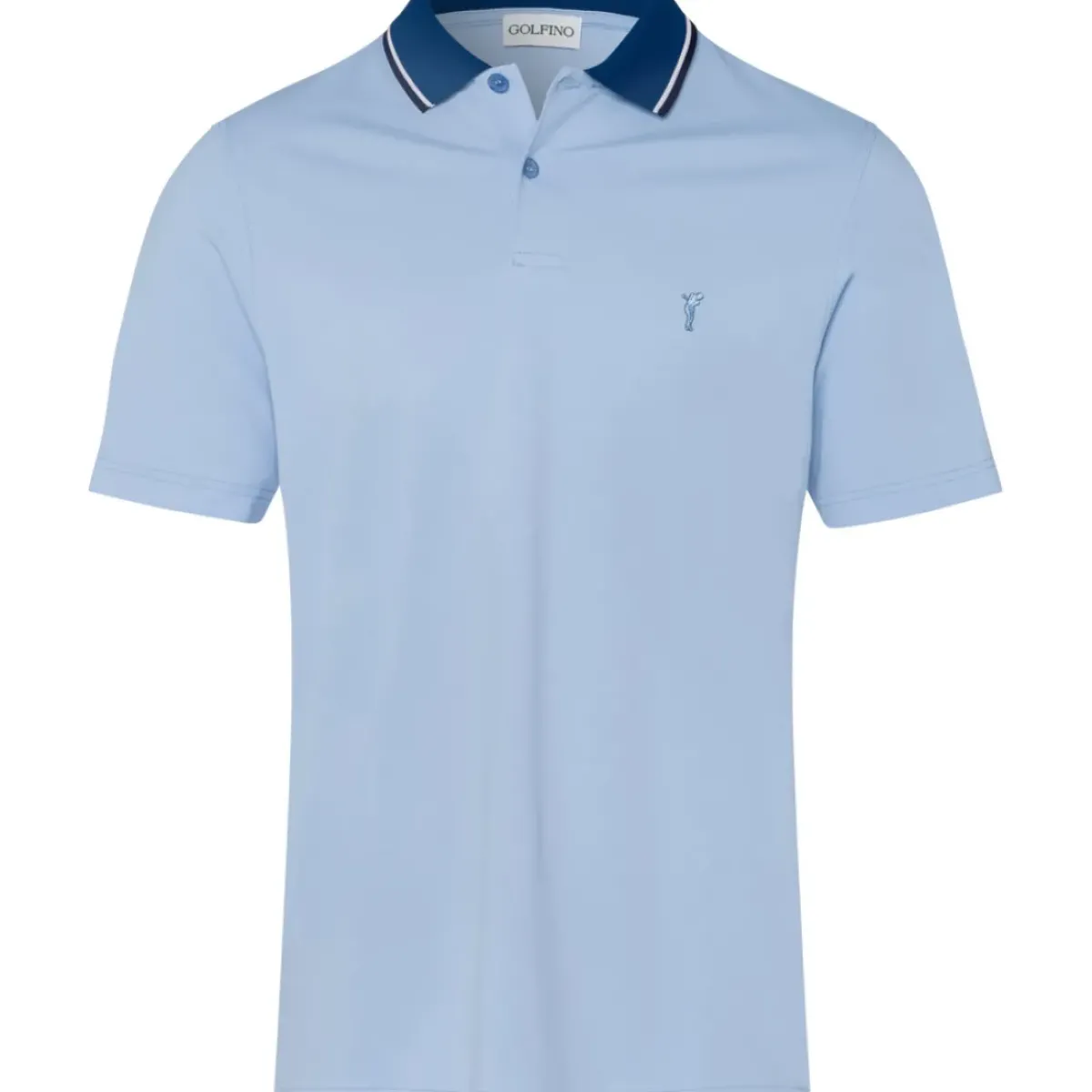 THE DEAUVILLE POLO (Sun protec Men 543 56 BLU Men's Polo Shirts