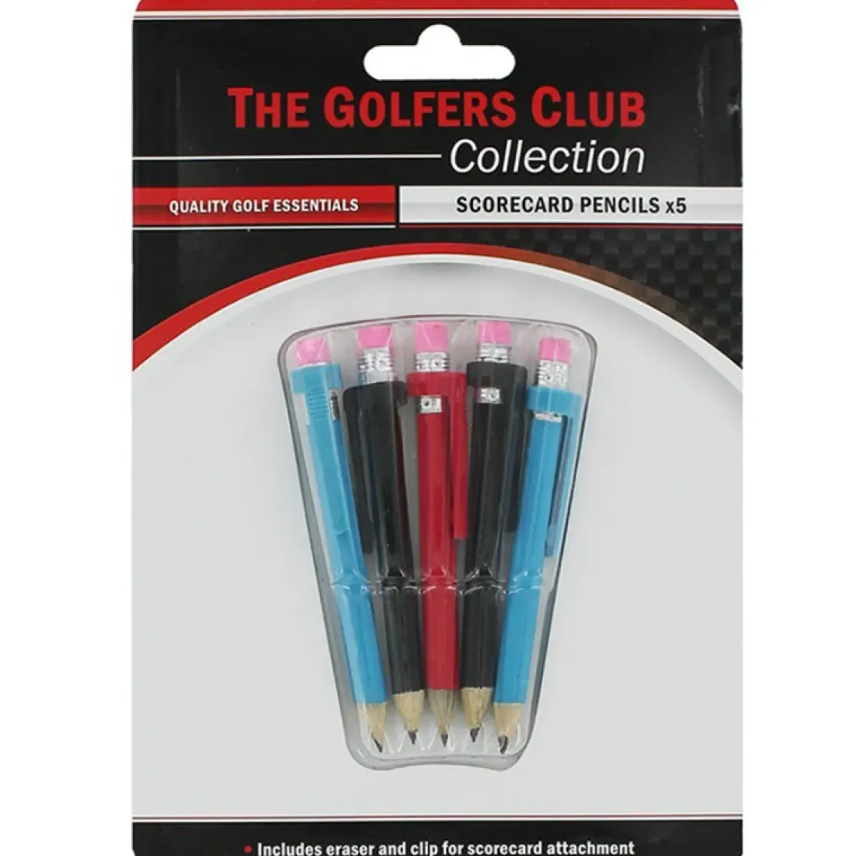 New The Golfers Club Deluxe Golf Pencils Score Trackers