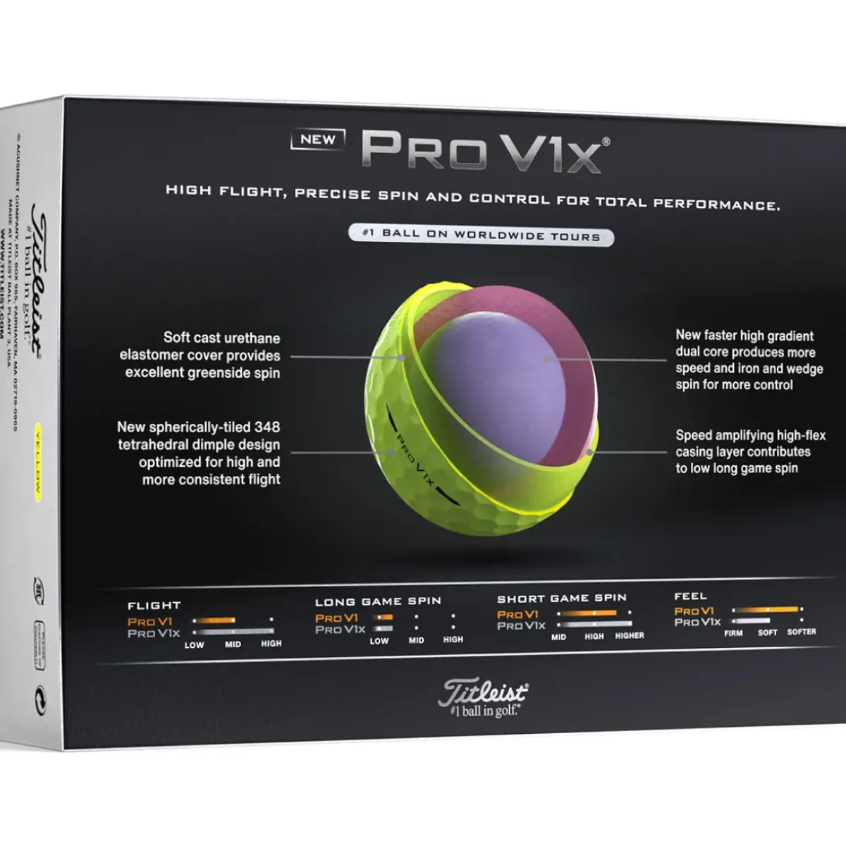 Pro V1x 12 Golf Ball Pack Ladies Golf Balls|Season Ready Collection