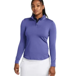 New Ladies Playoff Quarter Zip Golf Mid Layer Ladies Midlayers|Men's Midlayers