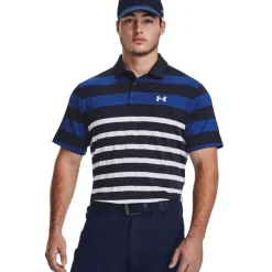 Outlet Men's Playoff 3.0 Rugby YD Stripe Golf Polo Shirt Men's Polo Shirts