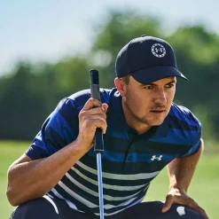 Outlet Men's Playoff 3.0 Rugby YD Stripe Golf Polo Shirt Men's Polo Shirts