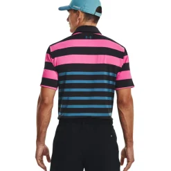 Outlet Men's Playoff 3.0 Rugby YD Stripe Golf Polo Shirt Men's Polo Shirts