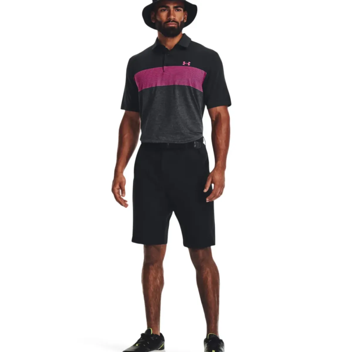 Best Men's Playoff 3.0 Low Round Stripe Golf Polo Shirt Men's Polo Shirts