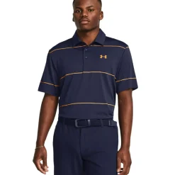Discount Men's Playoff 3.0 Club House Stripe Printed Golf Polo Shirt Men's Polo Shirts