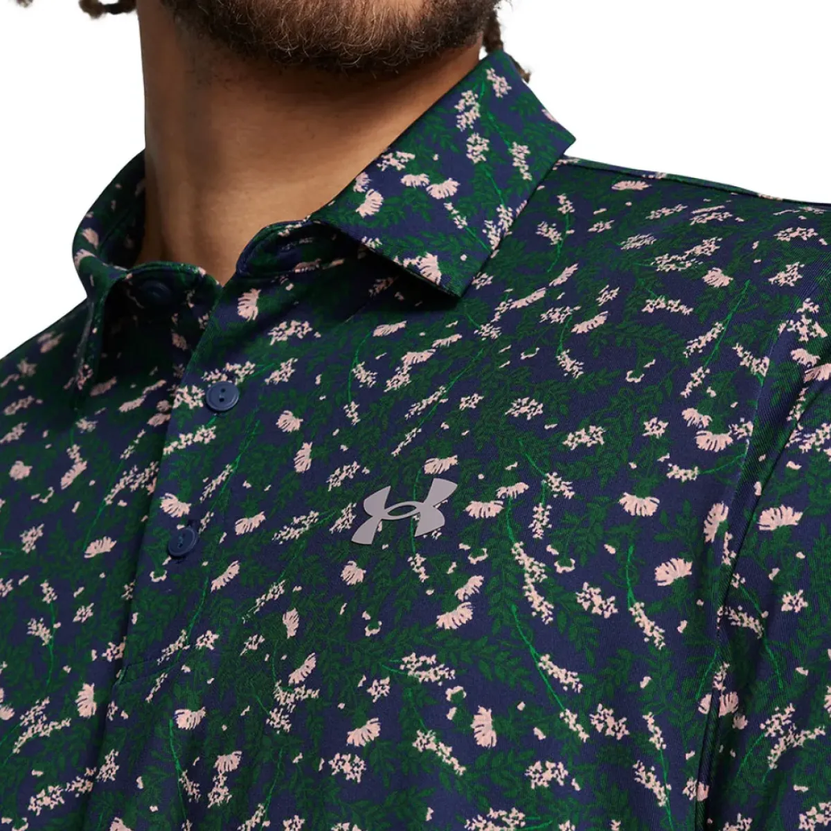 Best Men's Playoff 3.0 Open Floral Printed Golf Polo Shirt Men's Polo Shirts