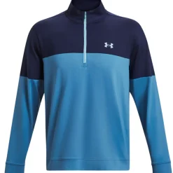Clearance Men's Storm Half Zip Golf Midlayer Men's Sweaters|Men's Midlayers