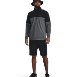 Clearance Men's Storm Half Zip Golf Midlayer Men's Sweaters|Men's Midlayers