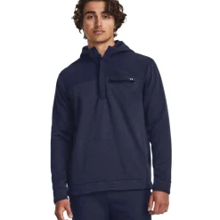 Hot Men's Storm Sweater Fleece Quarter Zip Golf Hoodie Men's Hoodies|Men's Sweaters