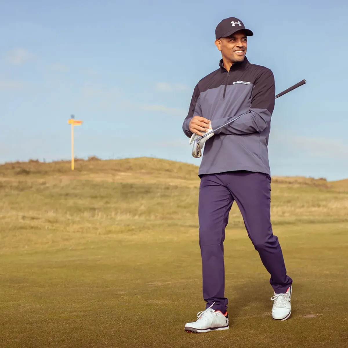 Discount Men's Storm Windstrike Half Zip Golf Midlayer Men's Sweaters|Men's Midlayers