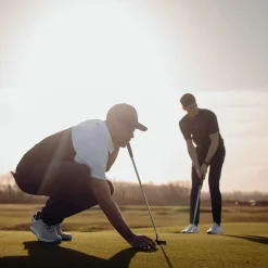 Hot Men's T2G Colour Block Golf Polo Shirt Men's Polo Shirts