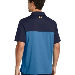 Hot Men's T2G Colour Block Golf Polo Shirt Men's Polo Shirts