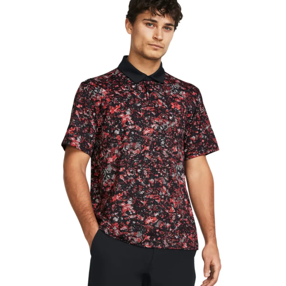 Hot Men's T2G Printed Golf Polo Shirt Men's Polo Shirts