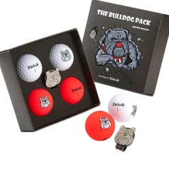 Sale Bull Dog Limited Edition 4 Golf Ball Pack Ladies Golf Balls