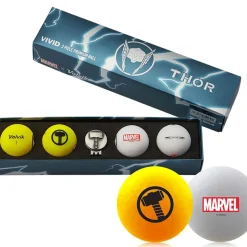 Discount Marvel 4 Golf Ball Pack with Marker Ladies Golf Balls