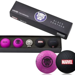 Hot Marvel 4 Golf Ball Pack with Marker Ladies Golf Balls