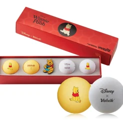 Hot Vivid Lite Disney 4 Golf Ball Pack Ladies Golf Balls
