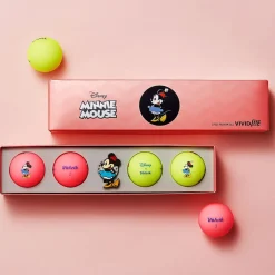 Hot Vivid Lite Disney 4 Golf Ball Pack Ladies Golf Balls