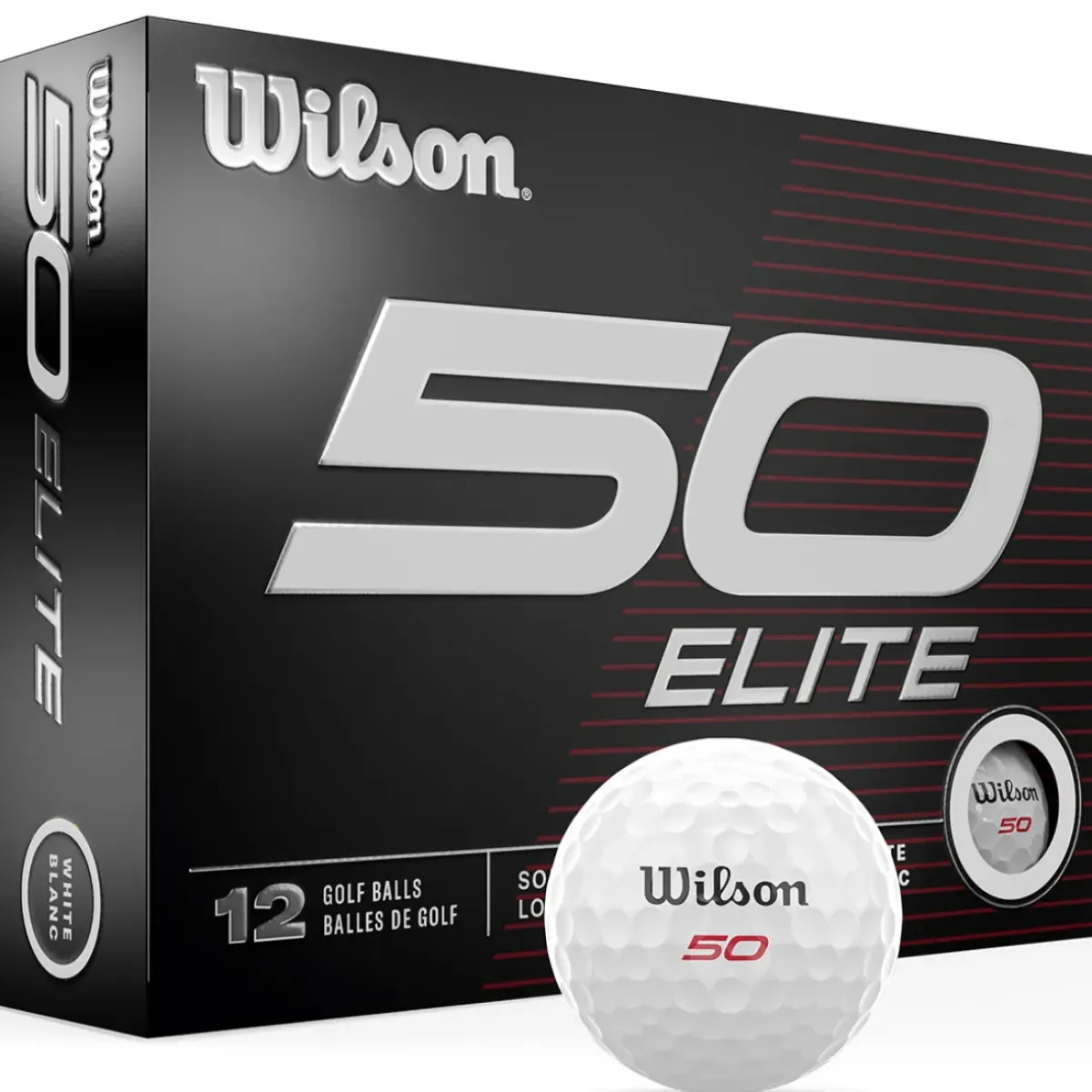 Clearance Fifty Elite 12 Golf Ball Pack Ladies Golf Balls