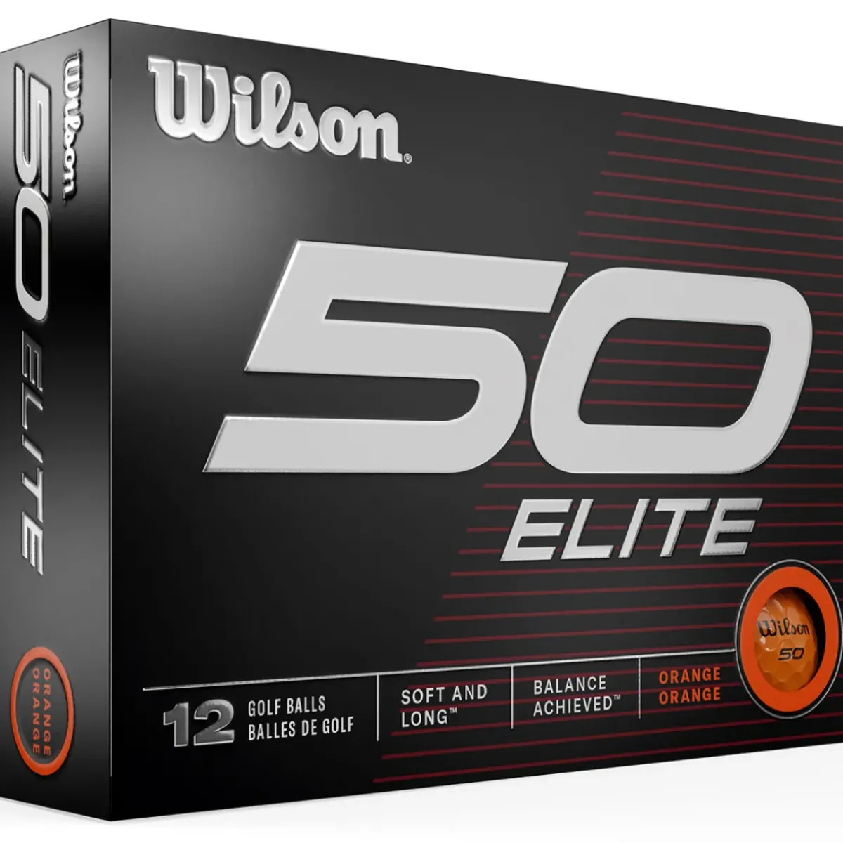 Clearance Fifty Elite 12 Golf Ball Pack Ladies Golf Balls